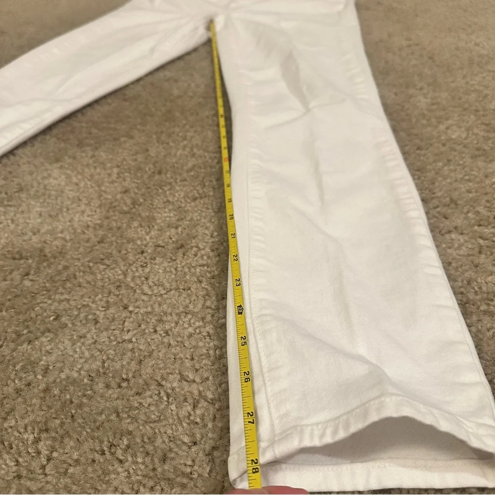 Paige White Women's Jeans Skyline Ankle Peg Size 28 Inseam 28 Pants Old Money - Picture 7 of 10